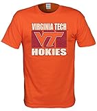 Virginia Tech HokiesオレンジwithフロントロゴTシャツ XL