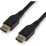 StarTech.com DisplayPortケーブル／5m／ディスプレイポート1.4／VESA規格認定モニターケーブル／スリムケーブル／8K60Hz & 4K120Hz／DPオス - DPオス DP14MM5M