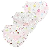 JIEYA 3パックベビー幼児ガールズ下着レースボウノットプリントブリーフ (120(2～3歳), A)