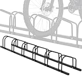 iimono117 自転車スタンド 屋外 3台 4台 5台 6台 連結可能 7台 以上 倒れない サイクルスタンド 前輪 後輪 両用 店舗 学校 会社 自転車置 屋外 駐輪 (1台)