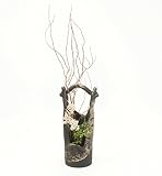 【信楽焼　壱彦】花器　HK-302　澄 -SUMI-　サイズ　直径300mm×高さ580mm
