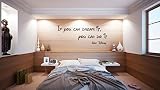 Quote Dream Inspiration You Can Do It Kidsフレーズ部屋寝室壁デカールステッカービニール