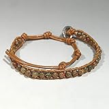 天然石 レザーブレスレット ユナカイト パワーストーン アクセサリー 6