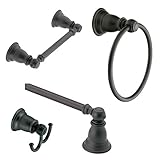 Moen KA-KIN-4-WR Kingsley Accessory Kit, Wrought Iron, 4 Piece [並行輸入品]