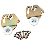 L Eジョンソン2228ppk2バイパスまたはスライドドアハンガー、3 / 8-in。、ペア 1 2228PPK2 1