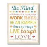 The Kids Room by Stupell Be Kind Typography Rectangle Wall Plaque by The Kids Room by Stupell [並行輸入品