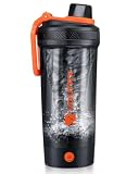 VOLTRX 電動シェイカーボトル、Gallium USB C充電式電動プロテインシェイク、BPAフリー、Tritan製、700ml