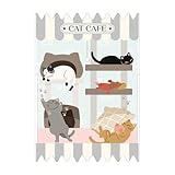 ハゴロモ アクリルメイクアップカバープラス ＃ねこカフェ №83061