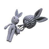 Baosity 赤ちゃん　かぎ針編み　キャップ　ウサギおもちゃ　出産祝い　記念写真　寝相アート　小道具　全7色　 - グレー