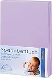 Julius Z?llner Baby Cot Jersey Fitted Sheet?-?Lilac, 60/120?-?70/140?cm by Julius Z?llner