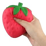(1) - Creazy Strawberry Cream Scented Slow Rising Toy Cell Phone Charms Pendant Strap Small (1)