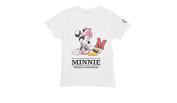 Amazon ディズニーストア 公式 半袖tシャツ L ミニー イニシャルワッペン Tシャツ カットソー 通販