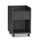 フランスベッド コンセント付きナイトテーブル ファレル ダークブラウン ■□Op