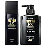 医薬部外品 ポリピュアEX シャンプーセット(薬用育毛剤120ml 薬用スカルプシャンプー 350ml)