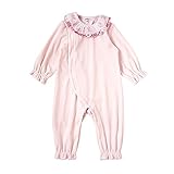 SOULEIADO ベロアカバーオール ピンク 80cm 48844