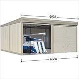 タクボガレージ　カールフォーマ　CL-Z6865　一般型　結露減少型　2台用　『シャッター車庫　ガレージ』 ムーンホワイト