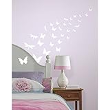 ROOMMATES RMK1706SCS Butterfly and Dragonfly Glow in the Dark Wall Decals [並行輸入品]