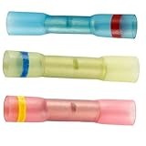 Morris 12341 Heat Shrinkable Nylon Reducing Butt Splice Connector 12-10 To 16-14 Wire Range, 100-Pac