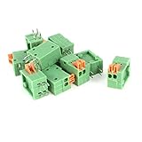 uxcell PCBターミナルブロック　端子 コネクタ 2.54mm 2ピン 150V 2A AWG26-20　10個入り