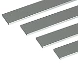 アルミ形材 ｱﾙﾐ平棒 1m 2.0x40mm ｼﾙﾊﾞｰ 4本組　　安田