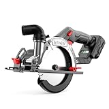 NANWEI 充電式丸ノコ 刃径150mm 最大切込み深さ55mm マキタ18Vバッテリー対応 電動マルノコ ブラシレスモーター コードレス丸鋸 丸のこ 石材・木材・タイルの切断 (本体のみ)【 充電器とバッテリー別売り】
