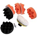 9枚/セット バフ研磨 カー研磨用 カーにワックスを塗る スポンジパッド 4インチ