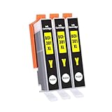 【ASSIST-BOX】キャノン(Canon)用 BCI-380XL BCI-381XL互換インクカートリッジ 381 Yイエロー 3本 対応機種:PIXUS TR703 TR7530 TR8530 TR8630 TR9530 TS6130 TS6230 TS6330 TS7330 TS7430 TS8130 TS8230 TS8330 TS8430 大容量 個別包装 残量表示