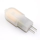 Reelco 6-Pack G4 LED Bi-Pin base Light Bulb 3Watt Mini Lamps AC DC 12V Warm White 2700k-3000k Replac