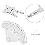 Mallofusa 5pcs 掘削機 建設機械 重機 キー コマツ787