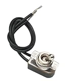 Gardner Bender GSW-125 Medium-Duty Toggle Switch 6A 125VAC, Single Pole Single Throw, ON-OFF, Short 