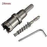 Generic Carbide Tip Metal Cutter Hole Saw With Wrench/ Twist Drill Bit