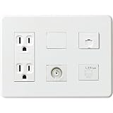Abaniact(アバニアクト) 情報コンセント TEL/LAN/TV カテ6 AC6212VTL