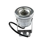 KAPATA LEDスポットライト 10W 防水仕様 水槽 噴水用照明 IP65 AC100-240V レッド コンベックスガラスレンズ 60アングル 高輝度 省エネ 多用途