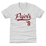 500レベルAlbert Pujols Los Angeles野球ユースシャツ – Albert Pujolsスクリプト Kids X-Small (4-5Y) ホワイト