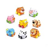 Push and Go Cars toymytoy Friction PoweredおもちゃCartoon Animals Toy Cars For Baby Kids