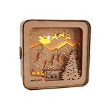 MusicPark 立体パズル 大人向け つくるんですDIY 木製立体パズル クリスマスランプの模型です 机の飾りり誕生日ギフト女性向けです