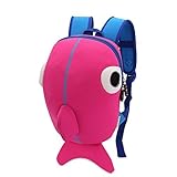 ファッション新しい子供のバックパック女の子の漫画の鯨のモチラスクールバッグキッド