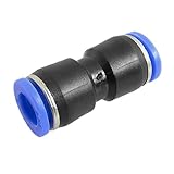 uxcell　ワンタッチ継手　クイック継手　ニューマチック　コネクター　ストレートプッシュ　フィッティング8mm-8mm