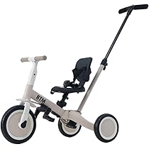 Amazon.co.jp: 子供用三輪車 5n1新色 三輪車のりもの BTM 押し棒