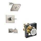 Delta Delta KTSDVE-T14453H2O-SS Vero Tub/Shower Kit Pressure-Balance Single-Function Cartridge, Bril