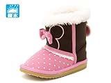 Disney(ディズニー) ミニーマウス ベビー ボアブーツ DS7179 ブラウン