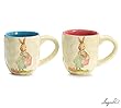 Burton & Burton Boy Bunny Mug Assortment手描きセラミック ( 4 Piece )