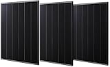 【GWSOLAR ソーラーパネル150W 影に強い太陽光パネル! 3枚組お買い得セット 】【12V充電用 8.25A / 6並列】単結晶PERC・Eclipse Off-gridシリーズ・国際認証TU