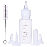 HelloPretty B 哺乳瓶 ペットボトル 50 ml 哺乳瓶 子犬 子猫 ウサギ　６セット 専用哺乳瓶 乳首 哺乳瓶用品 柔らか 餌やり 水やり ペット用品