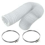 spares2go Ventホース& Jubileeクリップキットfor AEG Baumatic Vented Tumble Dryer ( 4インチ/ 100 mm直径)