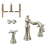 Moen KRTWE-D-TS22101NL Weymouth 8-1/8-Inch Roman Tub Faucet, Polished Nickel [並行輸入品]