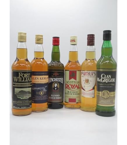 有名スコッチウイスキー4本セット 1円スタート ウイスキー whisky スコッチウイスキー4本セット 700/750