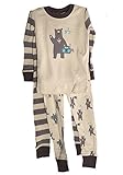 Little Me Baby Boys 3幼児用3ピースパジャマセット、Organically Grownコットン