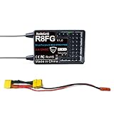 【RadioLink正規品】【 R8FG 】 ラジコンカー用プロポ (RC4GS / RC6GS / RC8X / T8S / T8FB / T12D /T16D適応) RadioLink送信機用レシーバー 2.4GHz 8CH 防水 IPX4 3msレスポンス テレメトリ機能付ケーブル同梱 技適認定済