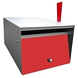 Box Design ポスト 郵便受け Rural Red